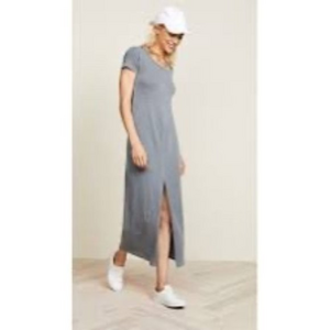 Sundry by Anthropologie‎ Gray Maxi Dress 3 NWT